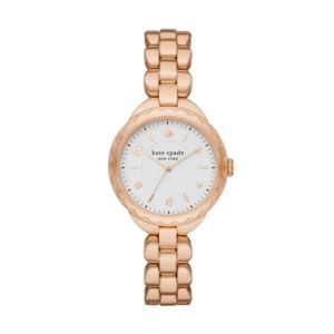 Ladies%27+Morningside+Rose+Gold-Tone+Stainless+Steel+Watch+White+Dial
