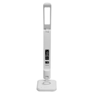 PowerLight+Pro%2B+Foldable+LED+Lamp%2FAlarm+Clock+w%2F+USB+%26+Wireless+Charging+White