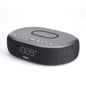 TimeBoost+Alarm+Clock+w%2F+Wireless+Charging+Gray