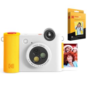 Kodak+Smile%2B+Wireless+Digital+Instant+Print+Camera+with+Effect-Changing+Lens%2C+50+pack+Paper
