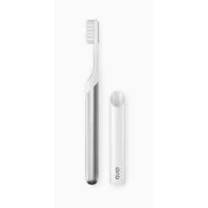 Quip+Metal+Electric+Toothbrush%2C+Silver