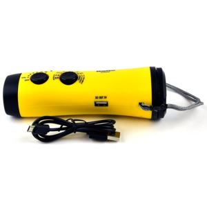 Dynamo+Crank+Radio+w%2F+Flashlight+and+NOAA+Yellow