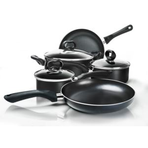 Evolve+Hydrolon+Nonstick+8pc+Cookware+Set+Black