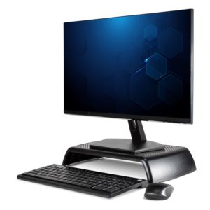 Ergo+Riser+Monitor+Stand+Blk+%28No+Retail+Packaging-+Poly+Bagged%29