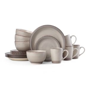 Sadie+Cream+16pc+Stoneware+Dinnerware+Set