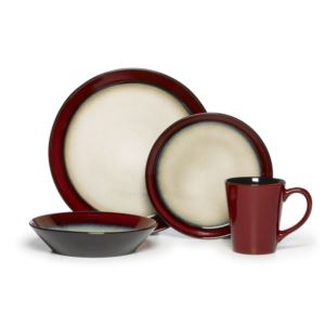 Aria+Red+16pc+Stoneware+Dinnerware+Set