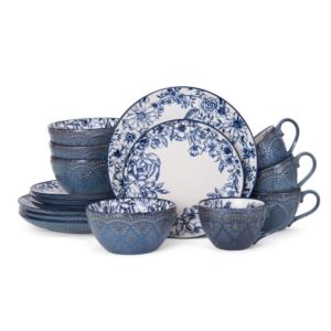 Gabriela+Blue+16pc+Stoneware+Dinnerware+Set