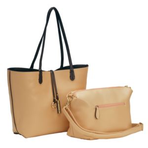 Alia+Reversible+Tote+in+Tan%2FBlack