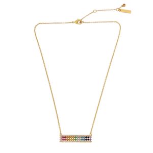 Rainbow+Pave+Pendant+Necklace