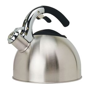 3+Qt+Soft+Grip+Stainless+Steel+Whistling+Kettle
