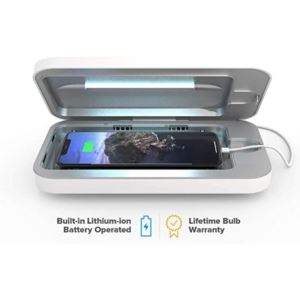 PhoneSoap+GO+UV+Sanitizer%2F6%2C000+mAh+Power+Bank+-+White