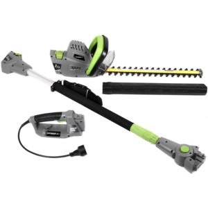 2-in-1+Convertible+Pole+Hedge+Trimmer