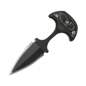 Micarta+handle+neck+knife+with+28+inch+breakaway+chain