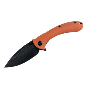 Hunter+Protector+is+a+ball-bearing+folder+with+orange+CNC+G10+handles