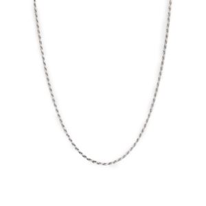 Sterling+Silver+Rope+Chain+Necklace
