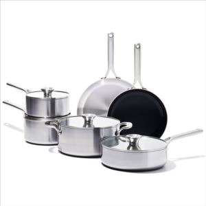 Mira+Tri-Ply+Stainless+Steel+10pc+Cookware+Set