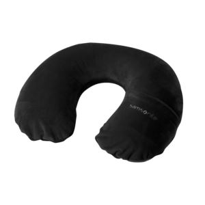 Compact+Inflatable+Neck+Pillow+w%2F+Pouch+Black