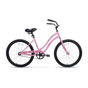 Beach+Commander+24%22+Single+Speed+Cruiser+Bike+Pink