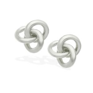Love Knot Earrings - Silver T-343593