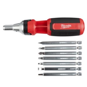 9-in-1+Square+Driver+Ratcheting+Multi-bit+Driver