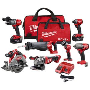 M18+FUEL+7pc+Power+Tool+Combo+Kit