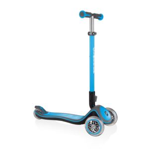 Elite+Deluxe+Foldable+3-Wheel+Youth+Scooter+Sky+Blue