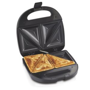 Panini+Press+Sandwich+Maker+Black%2FStainless