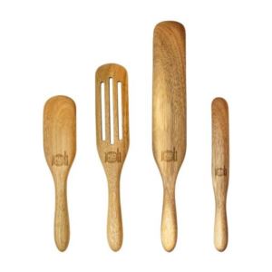 Mad+Hungry+Original+4-Piece+Acacia+Spurtle+Set%2C+Natural