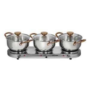 Triple+Buffet+Cooking+Plate%2C+Copper