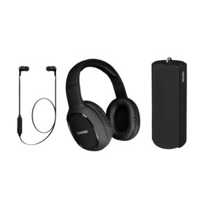 Bluetooth+TriplePlay+Earbuds+Headphones+%26+Speaker+Combo+Black