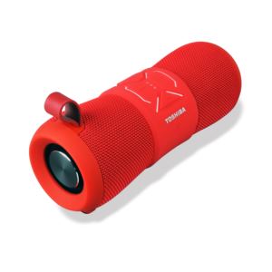 Sonic+Blast+Bluetooth+Waterproof+Speaker+Red