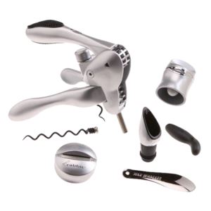 6 Piece Wine Tool Set - Silver W6015