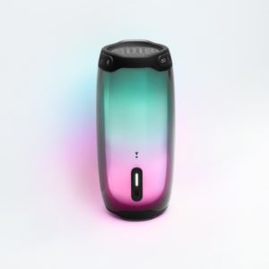 Pulse+4+Waterproof+Bluetooth+Speaker+w%2F+Light+Show+Black