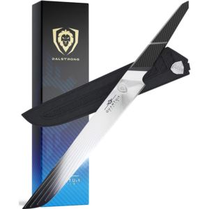 Dalstrong+12%22+Brisket+Carving+Knife+-+Quantum+1+Series+-+American+Steel+-+G10+Handle+-Leather+Sheath