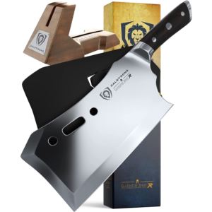 Dalstrong+Heavy+Duty+%22Obliterator%22+Meat+Cleaver+-+9%22+Blade+German+Steel+with+Included+Display+Stand