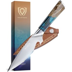 Dalstrong+6%22+BBQ+Utility+Knife+-+Valhalla+Series+-+High+Carbon+Steel+-+Resin+Handle+-+Leather+Sheath