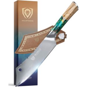 Dalstrong+8%22+Chef-Cleaver+Hybrid+Knife+-+Valhalla+Series+-+High+Carbon+Steel+-+Leather+Sheath