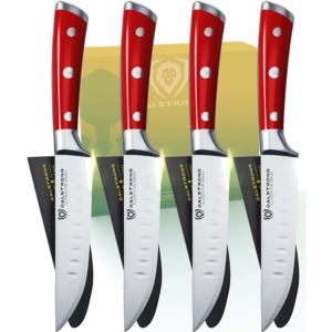 Dalstrong+4-Piece+Steak+Knife+Set+-+5%22+Blade+-+German+Steel+-+Gladiator+Series+-+NSF+Certified