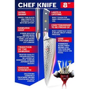 Dalstrong+Chef+Knife+-+8+inch+Lightblue+Handle+-+Shogun+Series