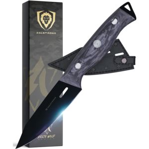 Dalstrong+4%22+Paring+Knife+-+Delta+Wolf+Series+-+High+Carbon+Steel+-+Camo+Handle+-+Leather+Sheath