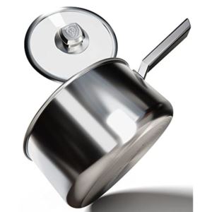 Dalstrong+3+Quart+Sauce+Pot+-+The+Oberon+Series+-+3-Ply+Aluminum+Core+Cookware+-+Silver