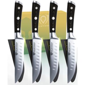Dalstrong+4-Piece+Steak+Knife+Set+-+5%22+Blade+-+German+Steel+-+Gladiator+Series+-+NSF+Certified