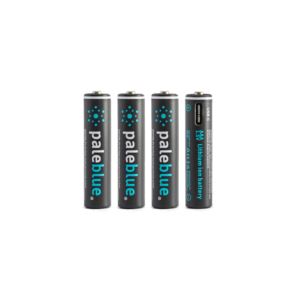 Pale+Blue+Lithium+Ion+Rechargeable+AAA+Batteries.+4+pack.