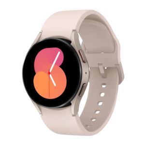 Galaxy+Watch5+40mm+Bluetooth+Smartwatch+Pink+Gold+Case+%26+Sport+Band