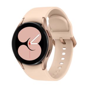 Galaxy+Watch4+40mm+Pink+Gold+Aluminum+Smartwtach+w%2F+Pink+Sport+Band