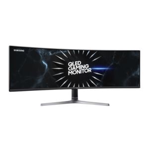 49%22+CRG9+Dual+QHD+Curved+QLED+Gaming+Monitor
