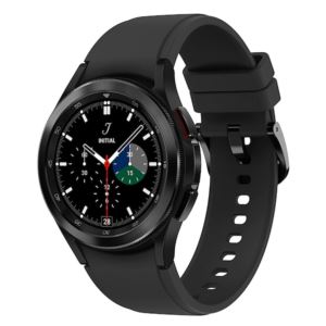 Galaxy+Watch4+Classic+42mm+Black+Stainless+Smartwatch+w%2F+Black+Sport+Band