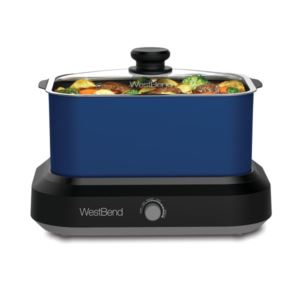 6qt+Oblong+Versatile+Cooker+w%2F+Tote+Blue