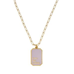Live+for+Today+Necklace+in+Gold
