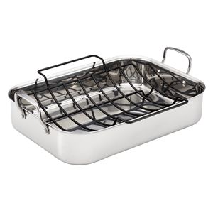 17%22+x+12.5%22+Tri-Ply+Clad+Roaster+w%2F+Rack